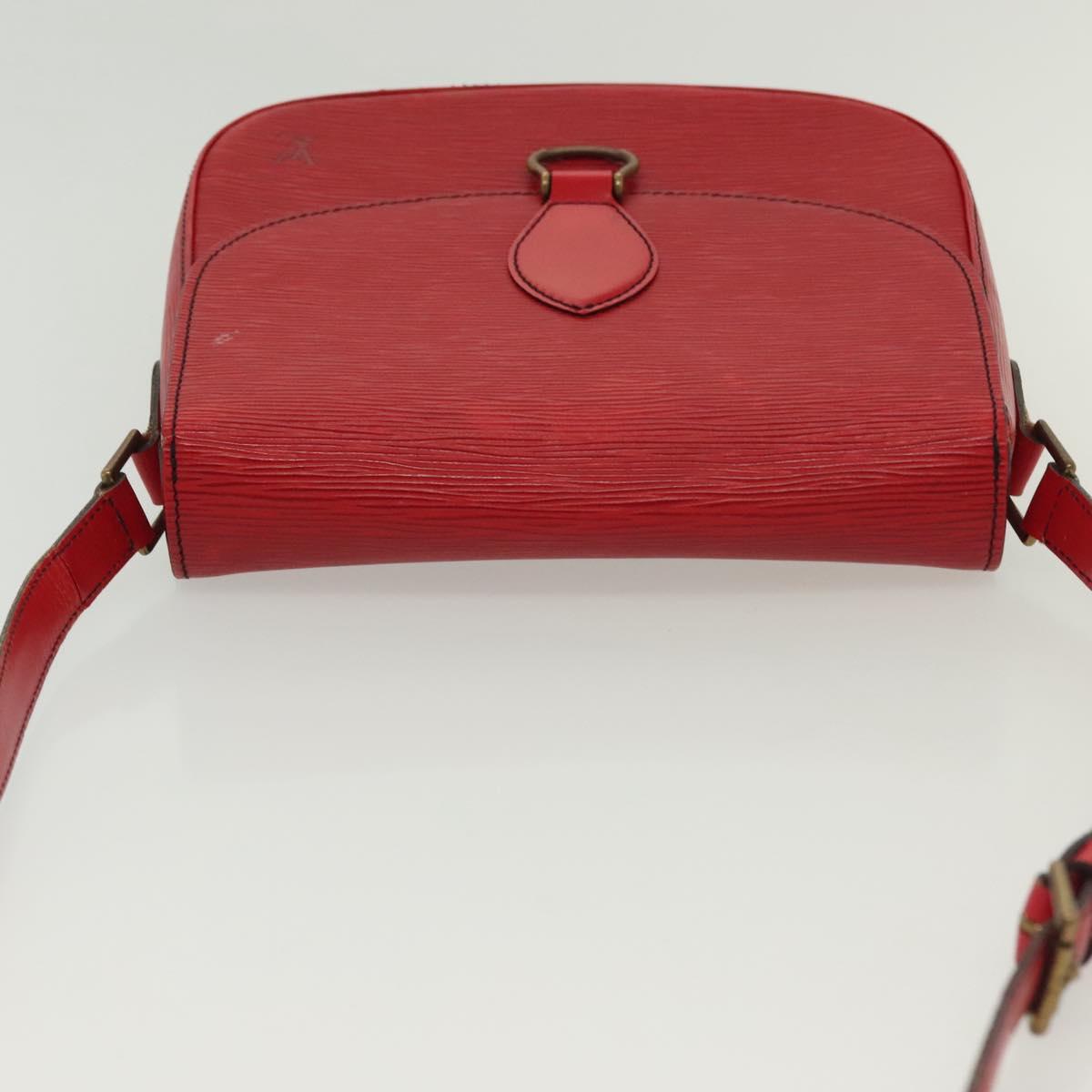 LOUIS VUITTON Epi Saint Cloud GM Shoulder Bag Red M52197 LV Auth 140860
