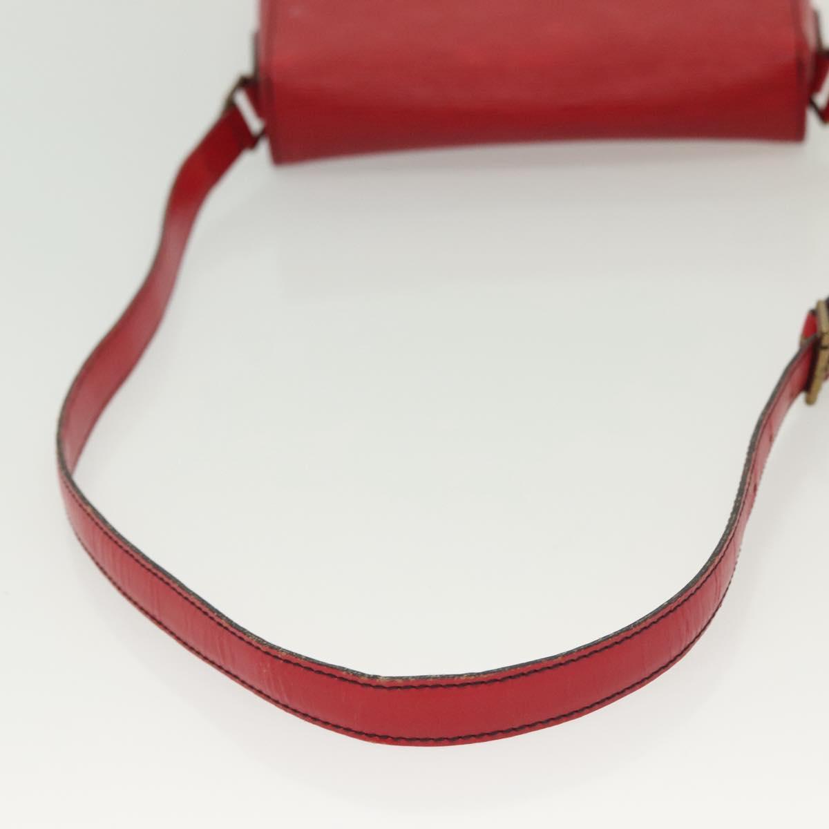 LOUIS VUITTON Epi Saint Cloud GM Shoulder Bag Red M52197 LV Auth 140860