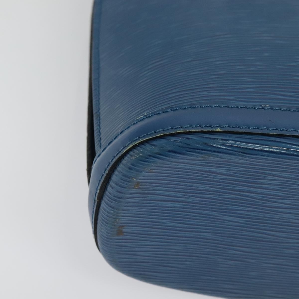 LOUIS VUITTON Epi Lussac Shoulder Bag Blue M52285 LV Auth 140861