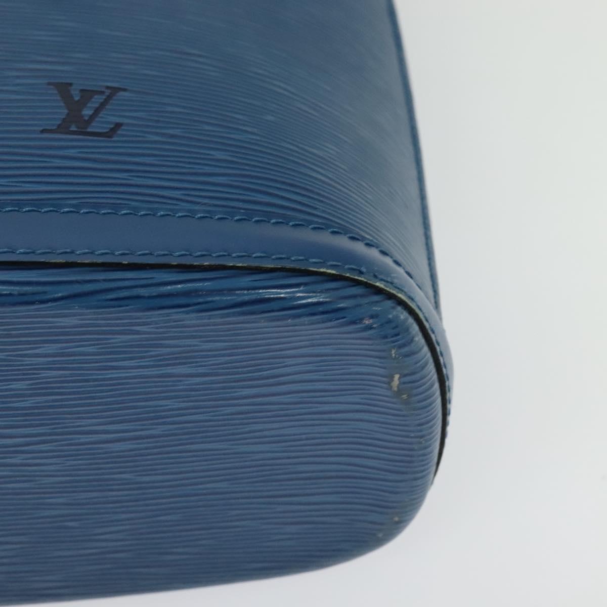 LOUIS VUITTON Epi Lussac Shoulder Bag Blue M52285 LV Auth 140861