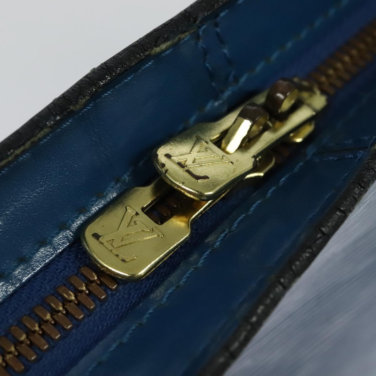LOUIS VUITTON Epi Lussac Shoulder Bag Blue M52285 LV Auth 140861