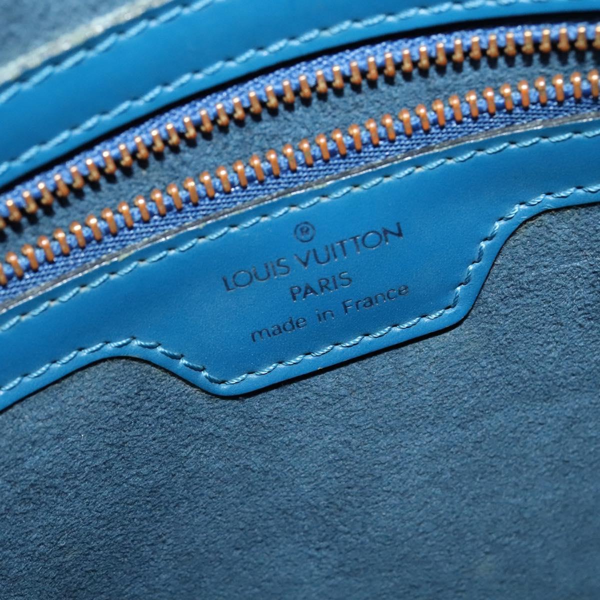 LOUIS VUITTON Epi Lussac Shoulder Bag Blue M52285 LV Auth 140861