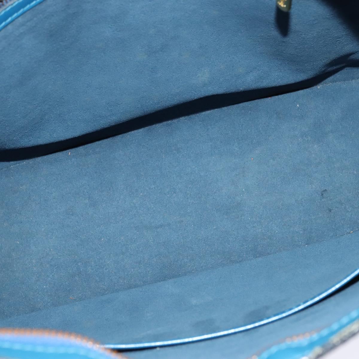 LOUIS VUITTON Epi Lussac Shoulder Bag Blue M52285 LV Auth 140861