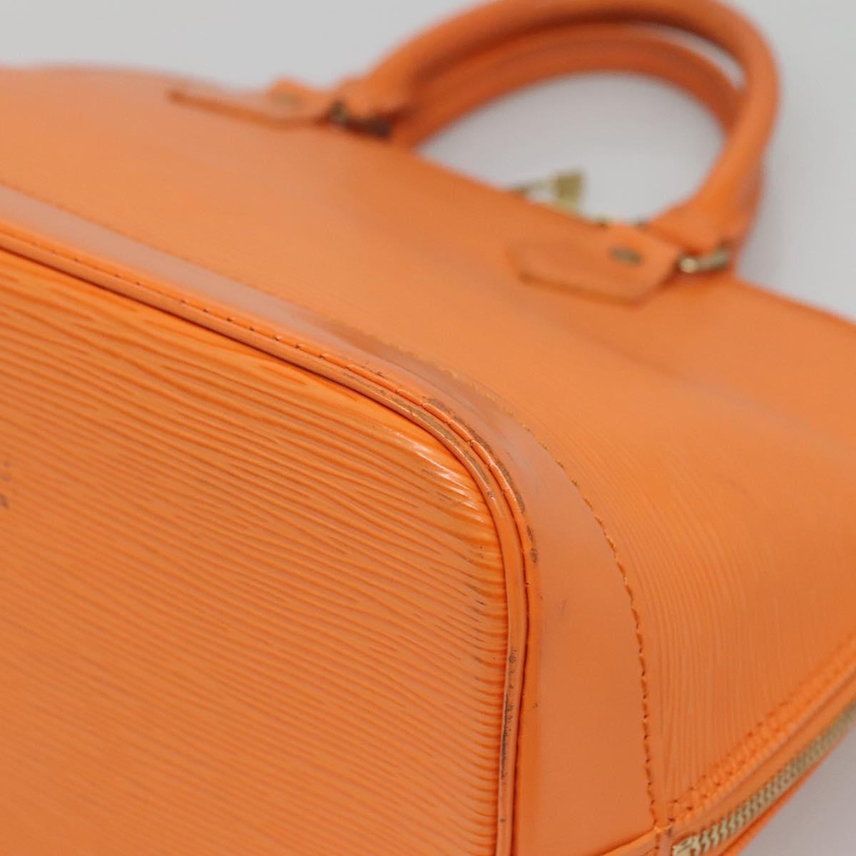 LOUIS VUITTON Epi Alma Hand Bag Orange Mandarin M5214H LV Auth 140862