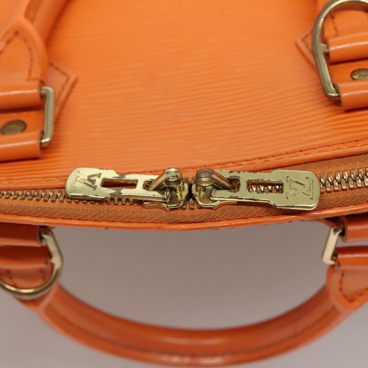 LOUIS VUITTON Epi Alma Hand Bag Orange Mandarin M5214H LV Auth 140862