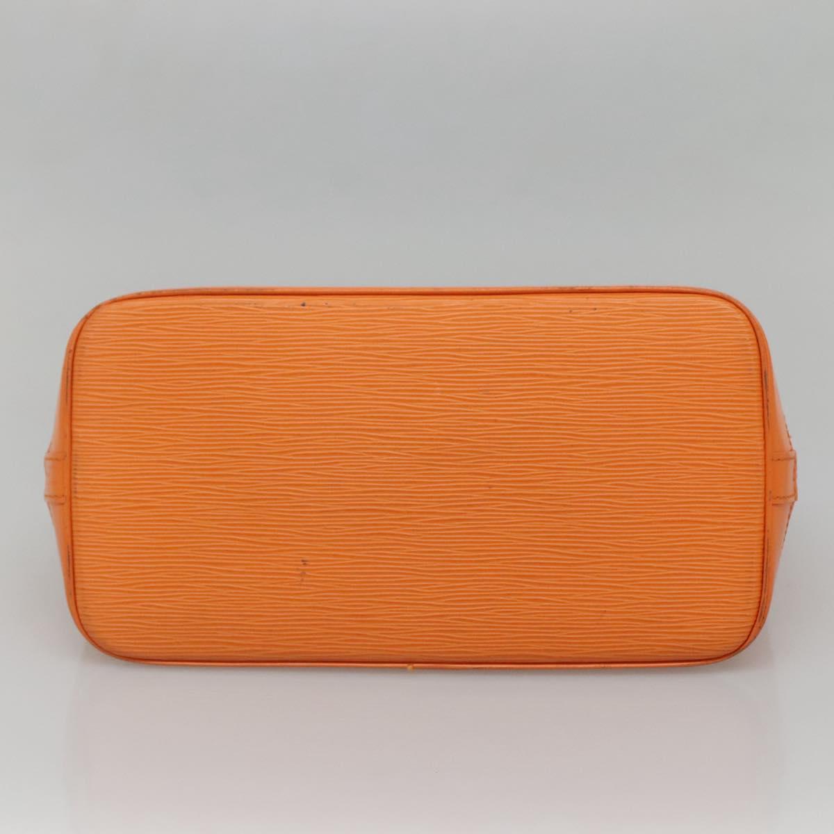 LOUIS VUITTON Epi Alma Hand Bag Orange Mandarin M5214H LV Auth 140862