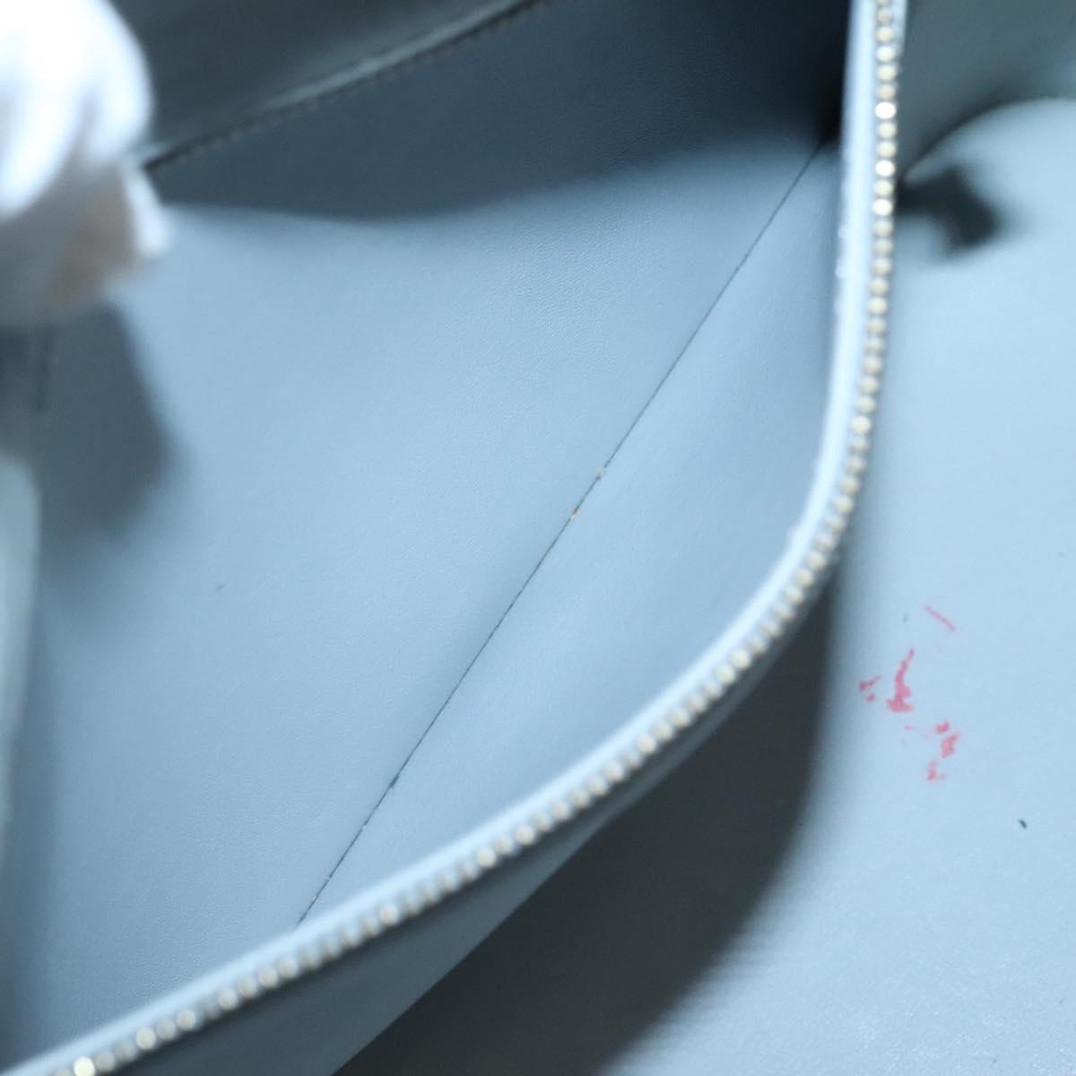 LOUIS VUITTON Monogram Vernis Houston Hand Bag Gris M91053 LV Auth 140865