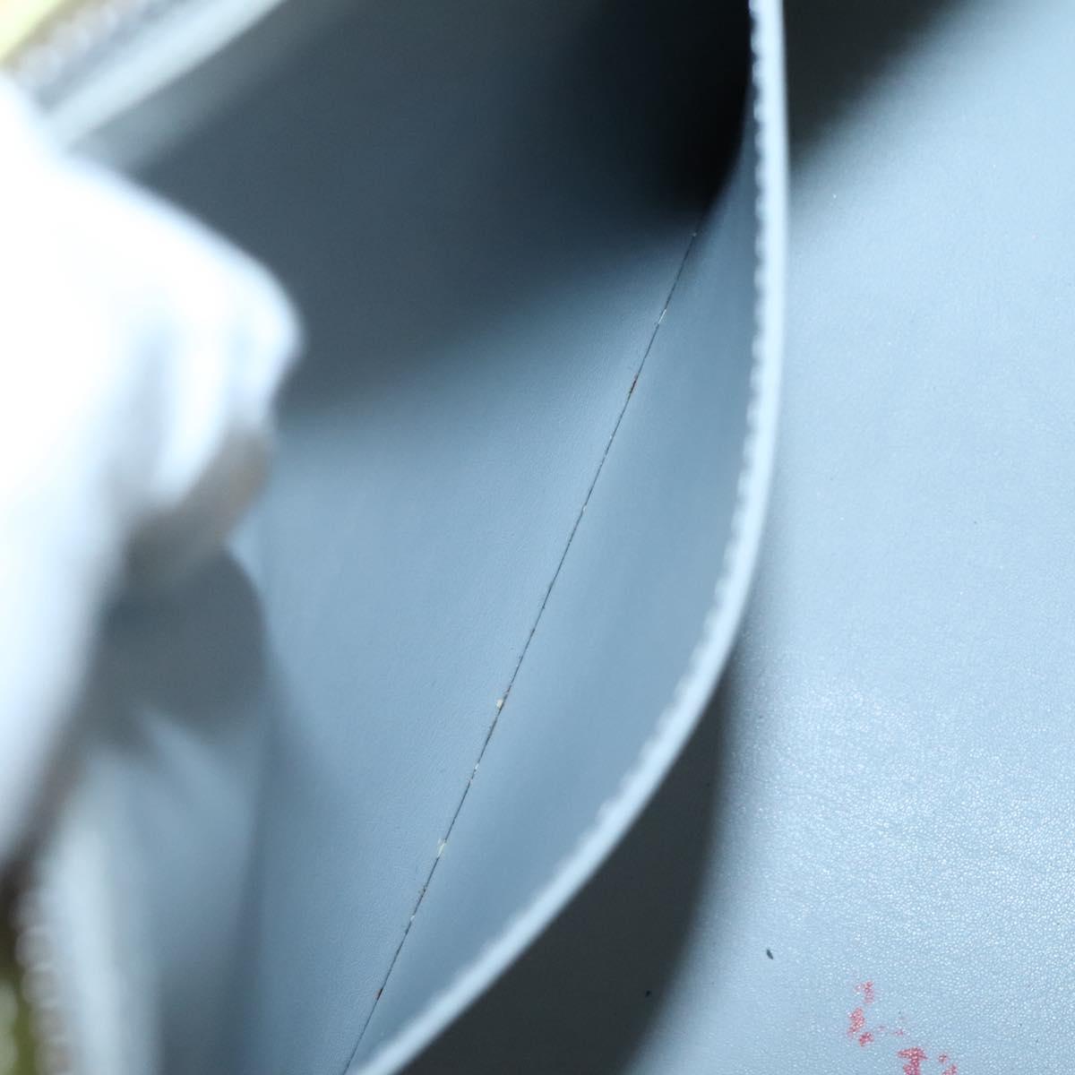 LOUIS VUITTON Monogram Vernis Houston Hand Bag Gris M91053 LV Auth 140865