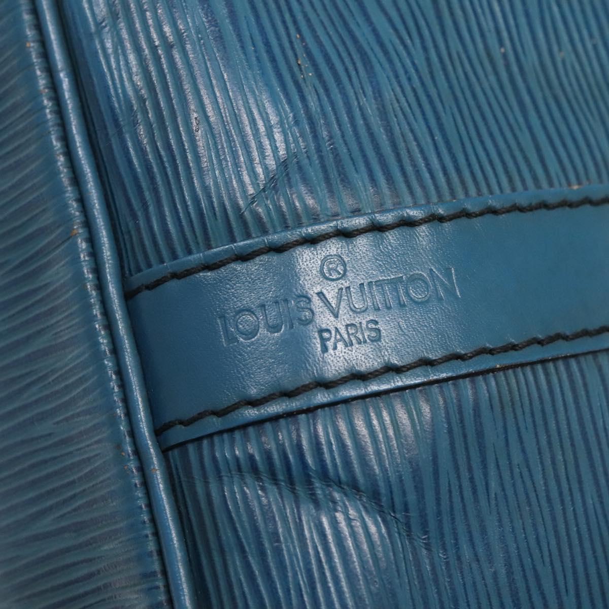 LOUIS VUITTON Epi Petit Noe Shoulder Bag Blue M44105 LV Auth 140867