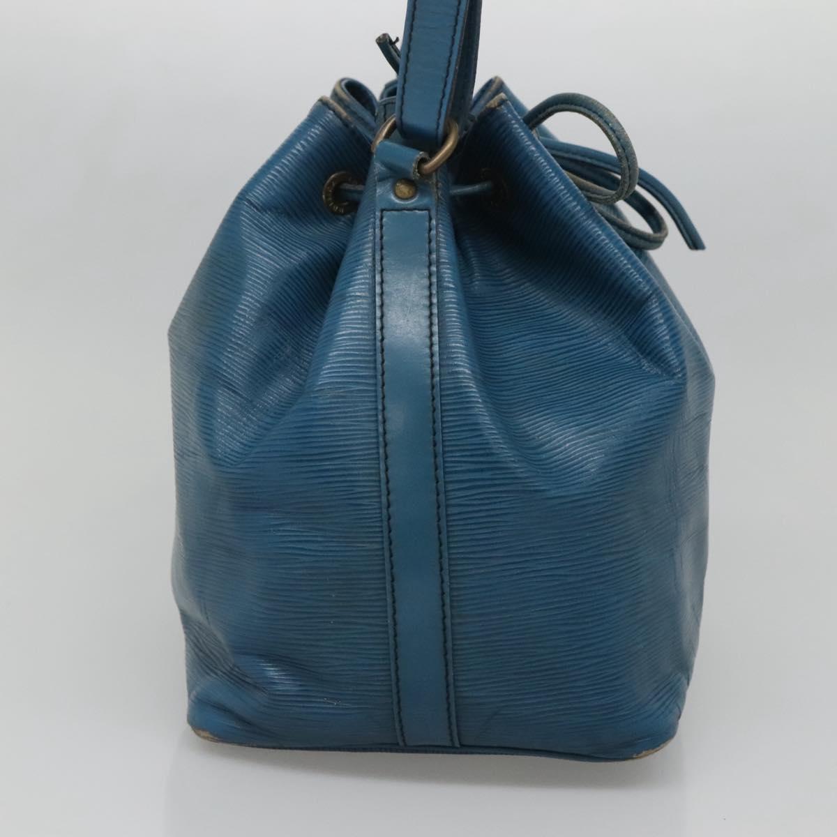 LOUIS VUITTON Epi Petit Noe Shoulder Bag Blue M44105 LV Auth 140867