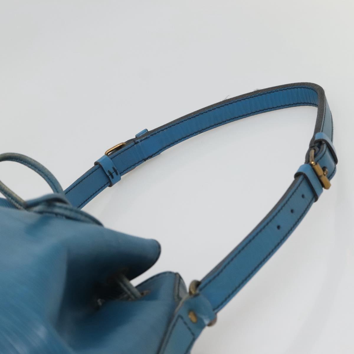 LOUIS VUITTON Epi Petit Noe Shoulder Bag Blue M44105 LV Auth 140867