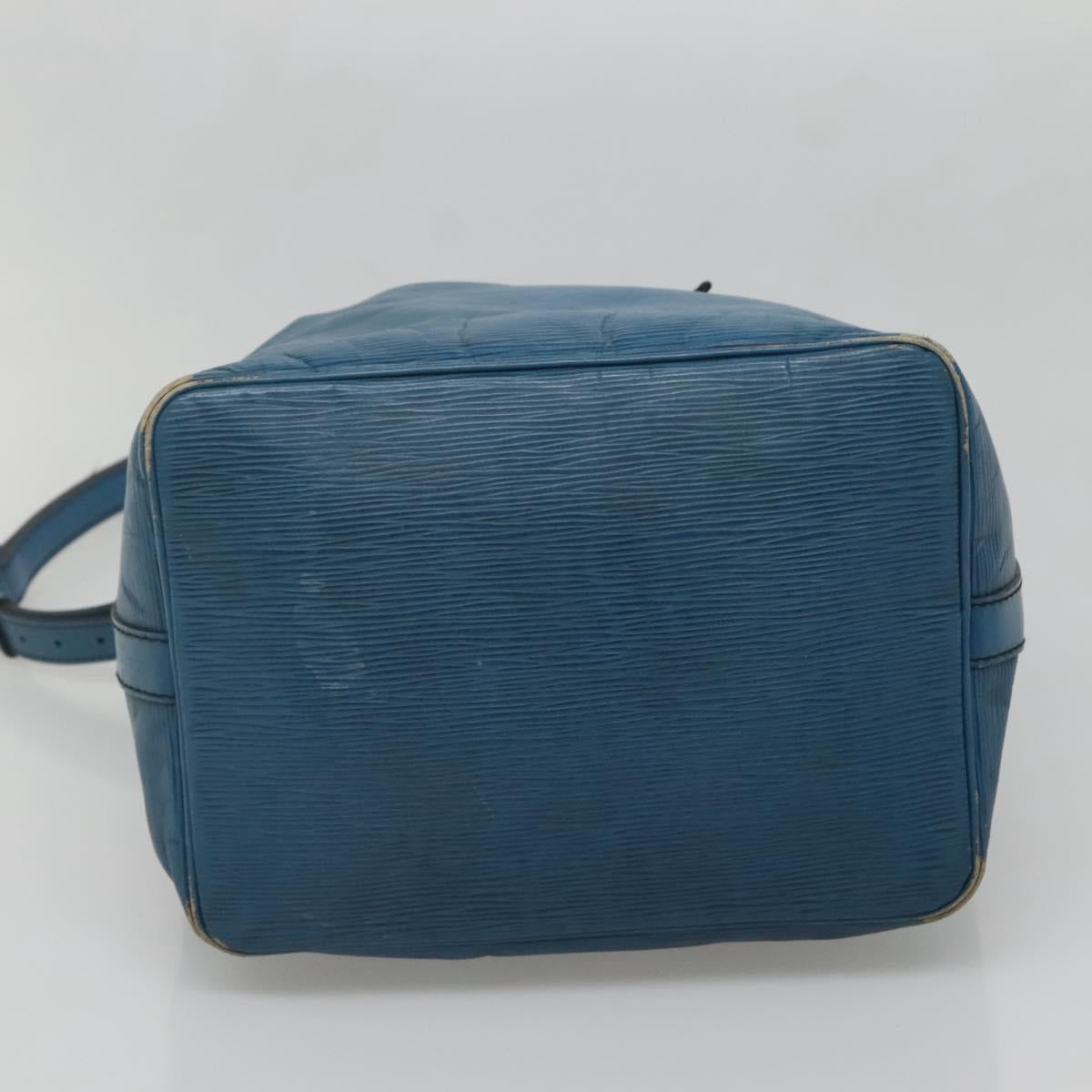 LOUIS VUITTON Epi Petit Noe Shoulder Bag Blue M44105 LV Auth 140867