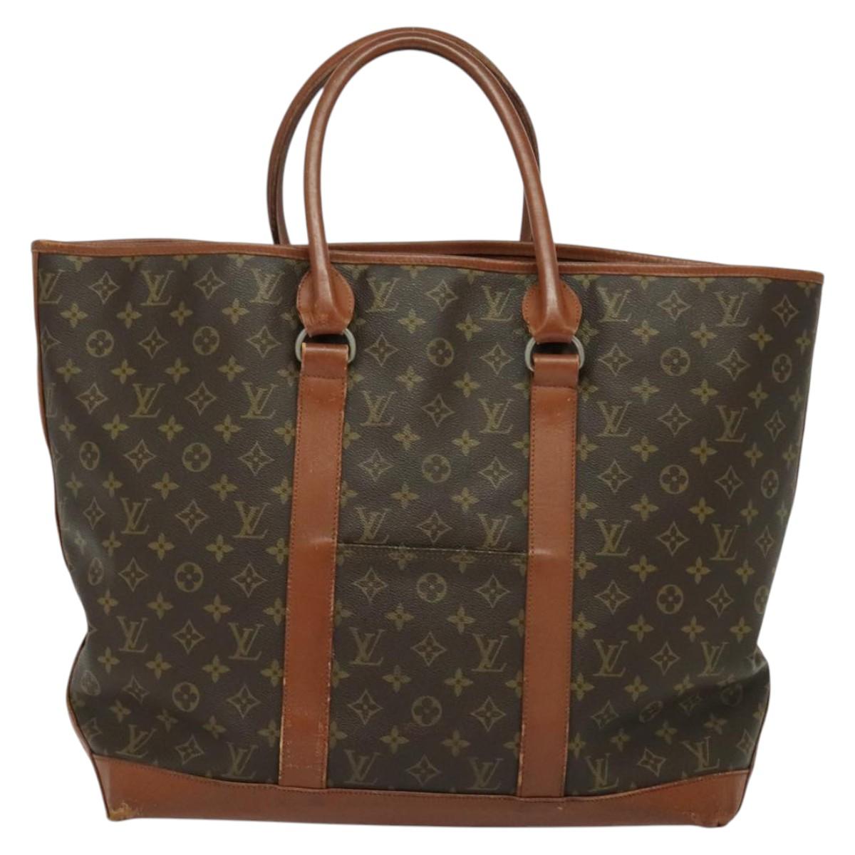 LOUIS VUITTON Monogram Sac Weekend GM Tote Bag M42420 LV Auth 140873