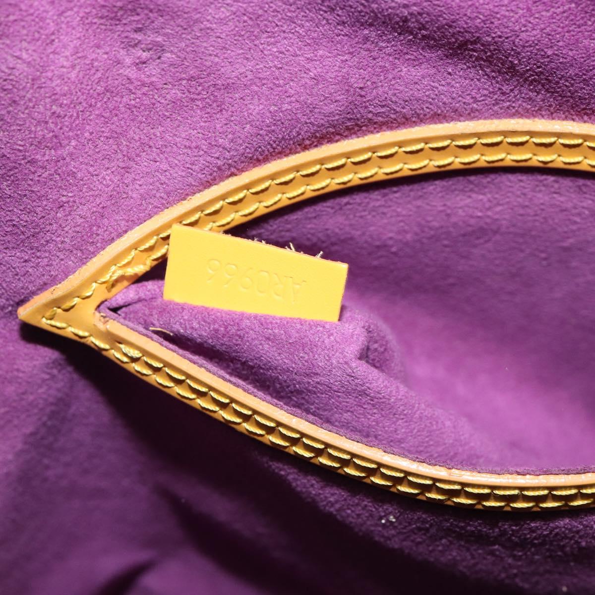LOUIS VUITTON Epi Alma Hand Bag Yellow M52149 LV Auth 140874