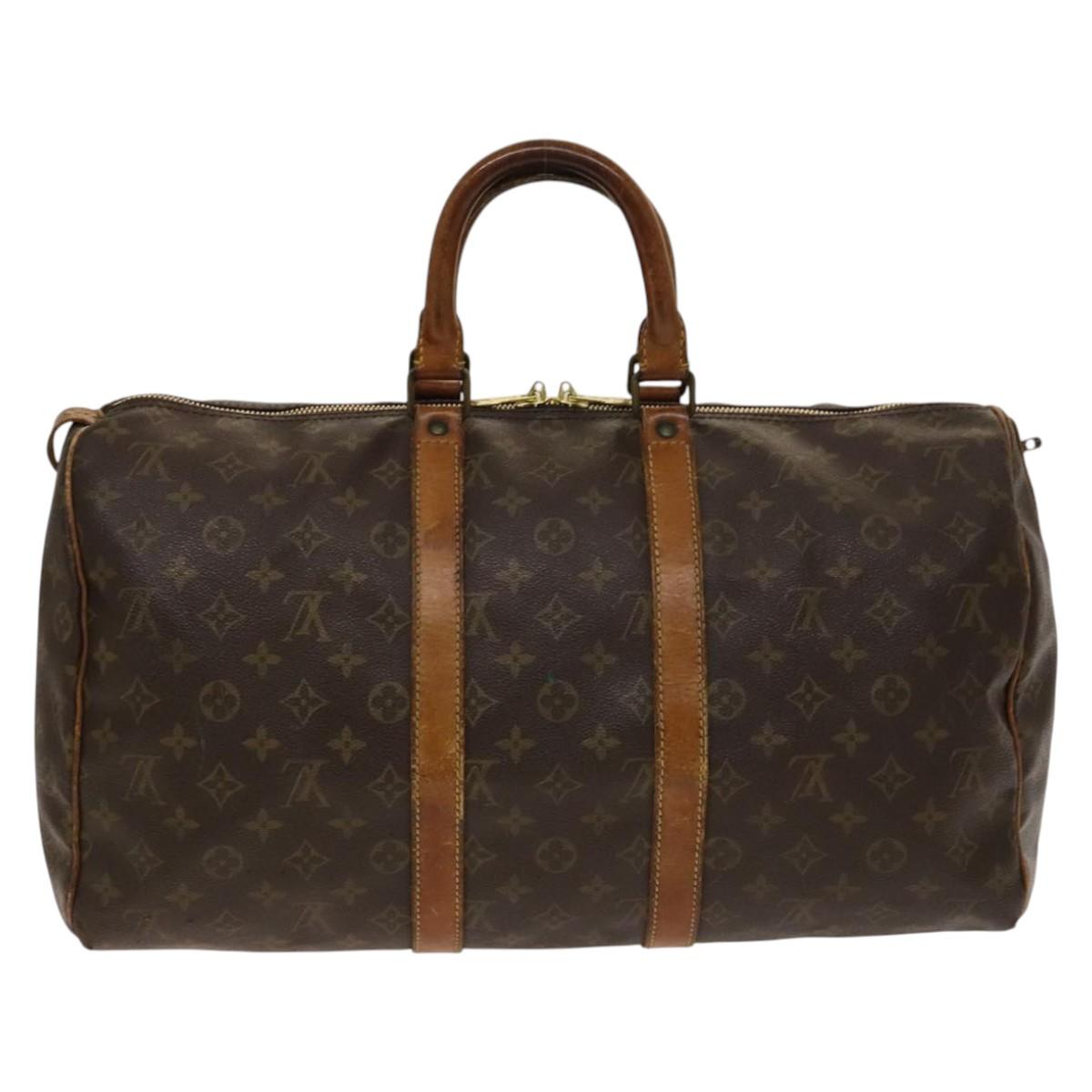 LOUIS VUITTON Monogram Keepall 45 Boston Bag Vintage M41428 LV Auth 140878
