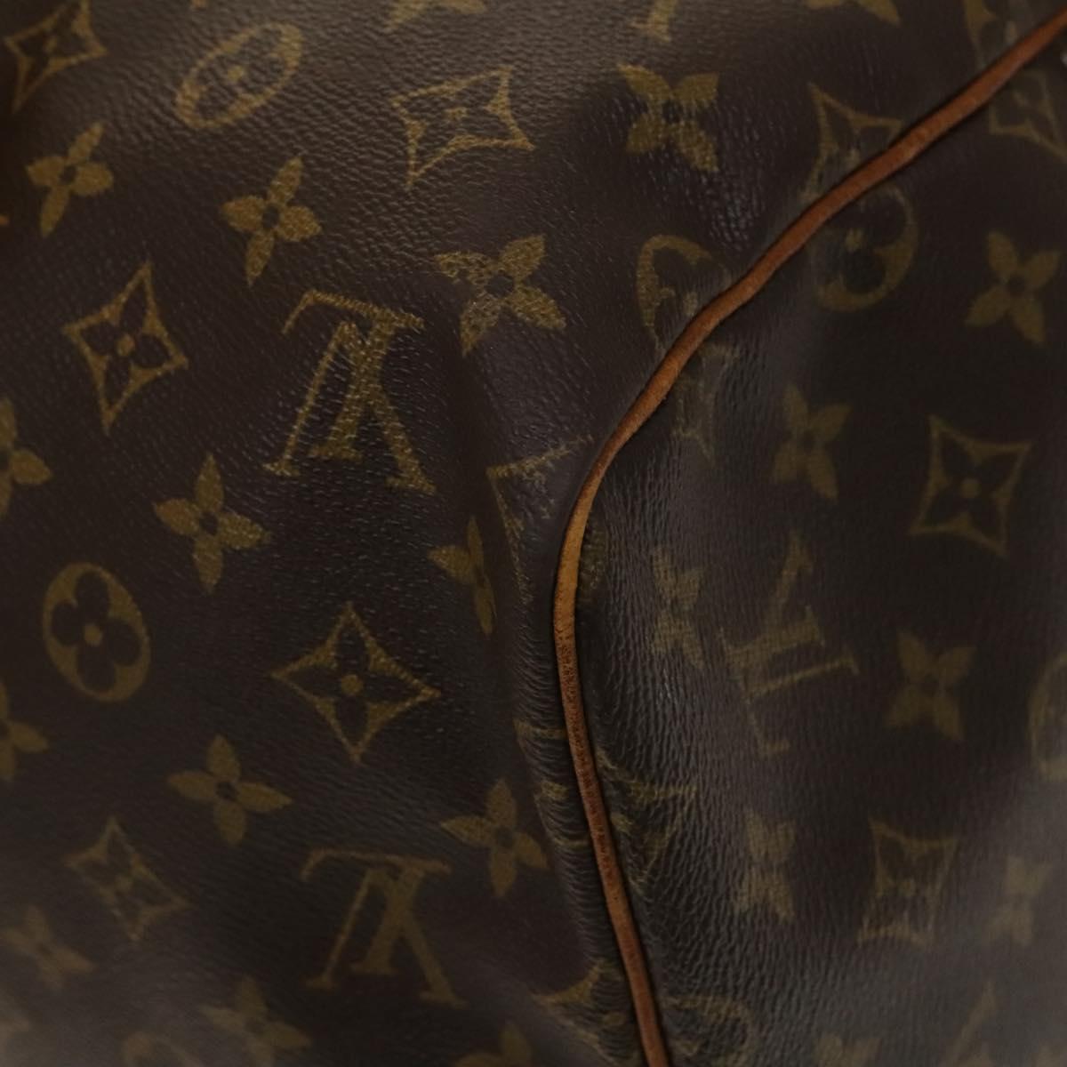 LOUIS VUITTON Monogram Keepall 55 Boston Bag M41424 LV Auth 140879