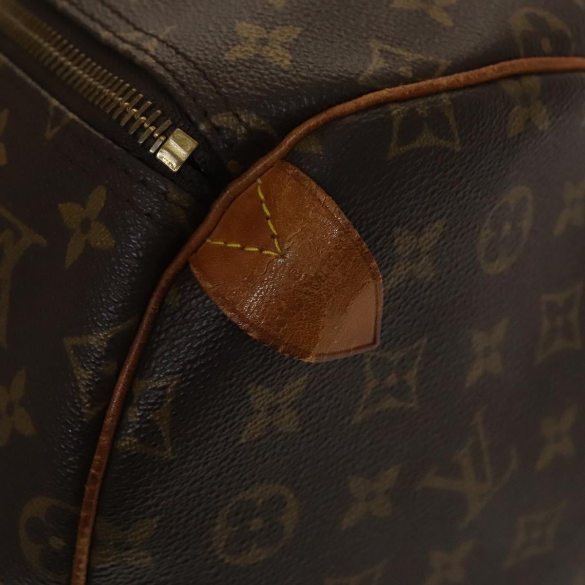 LOUIS VUITTON Monogram Keepall 55 Boston Bag M41424 LV Auth 140879
