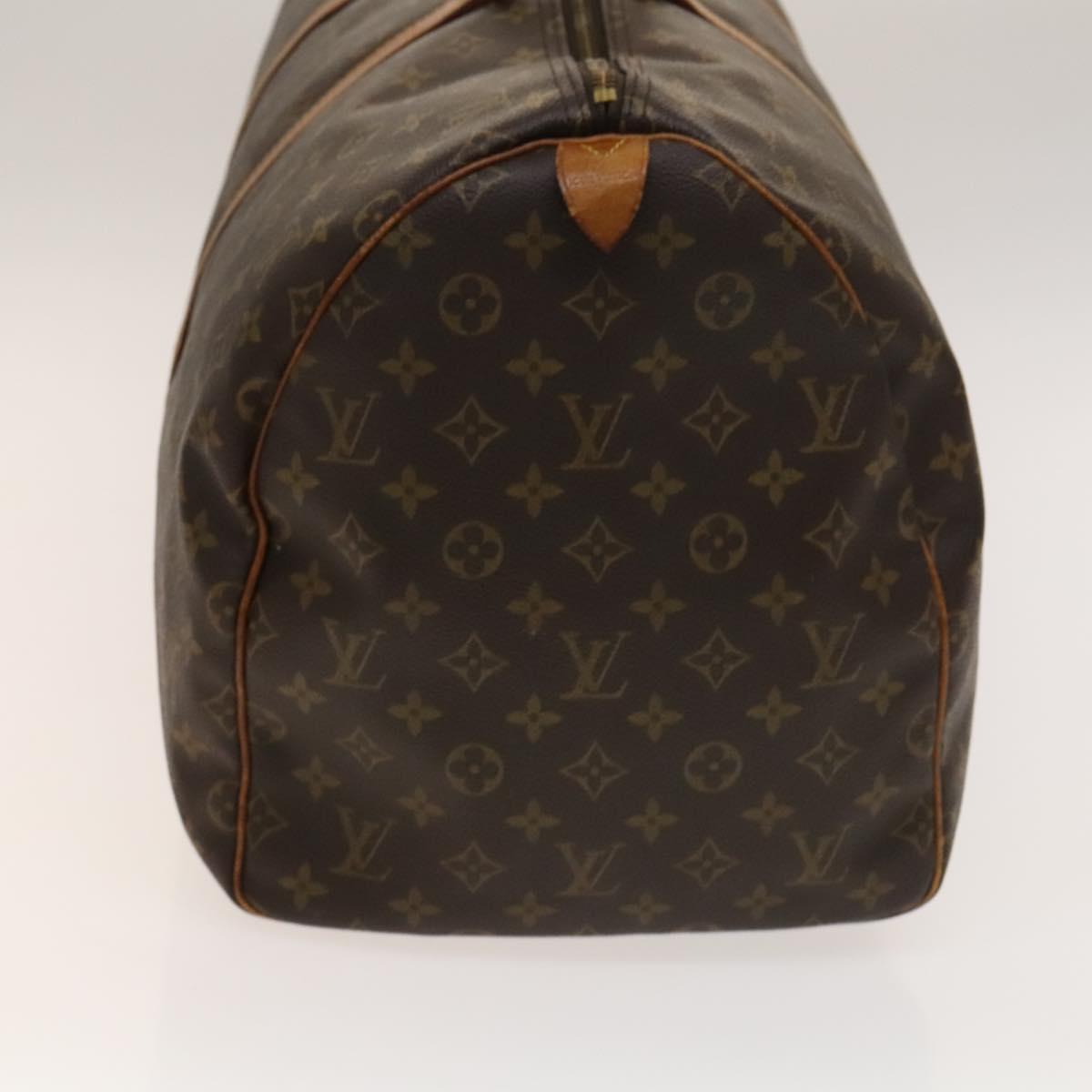 LOUIS VUITTON Monogram Keepall 55 Boston Bag M41424 LV Auth 140879