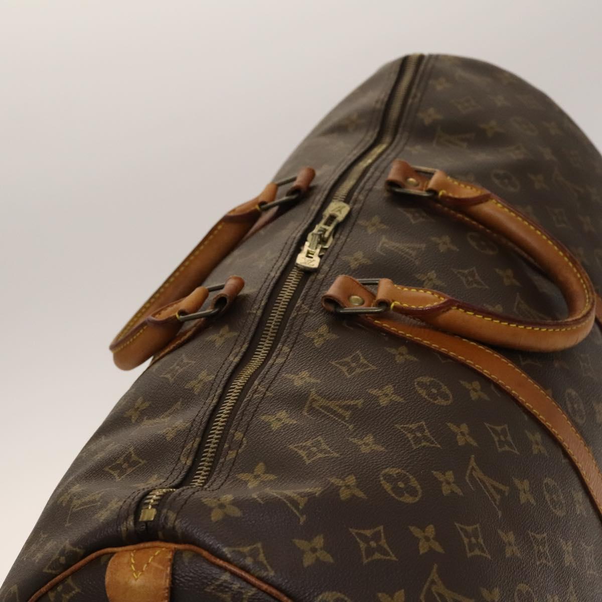 LOUIS VUITTON Monogram Keepall 55 Boston Bag M41424 LV Auth 140879