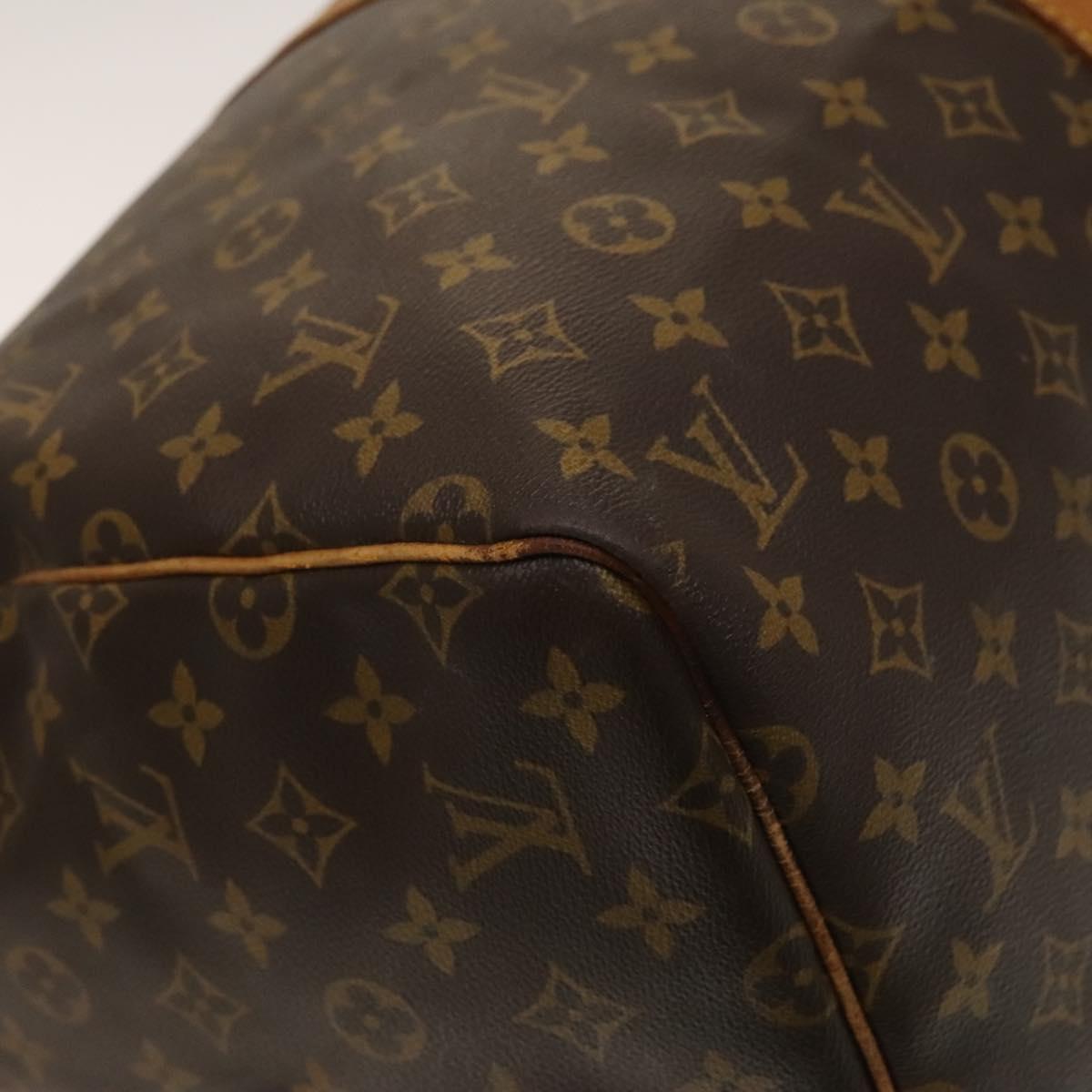 LOUIS VUITTON Monogram Keepall 55 Boston Bag M41424 LV Auth 140880