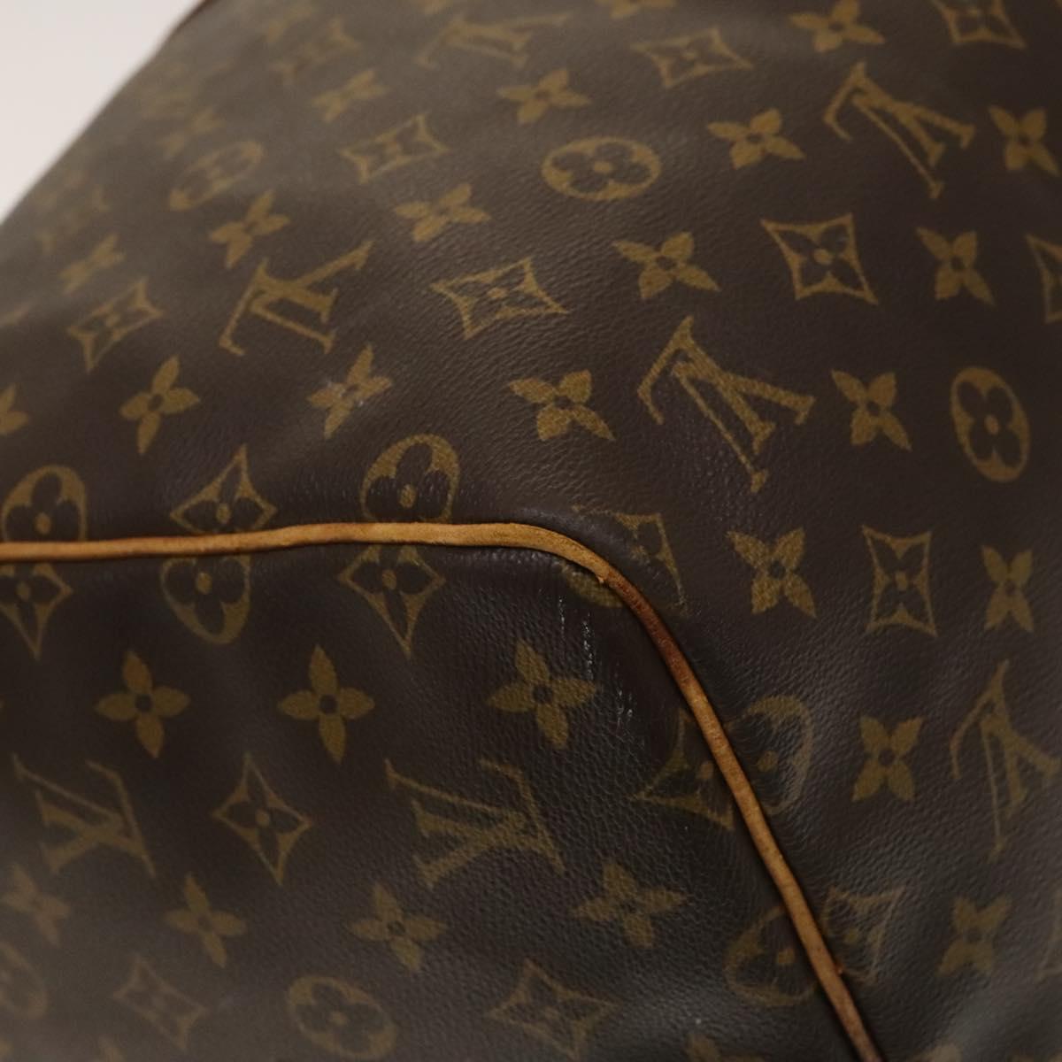 LOUIS VUITTON Monogram Keepall 55 Boston Bag M41424 LV Auth 140880