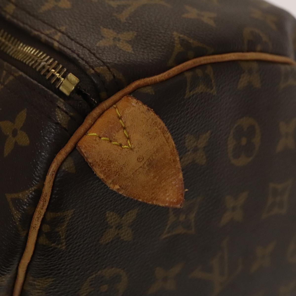 LOUIS VUITTON Monogram Keepall 55 Boston Bag M41424 LV Auth 140880