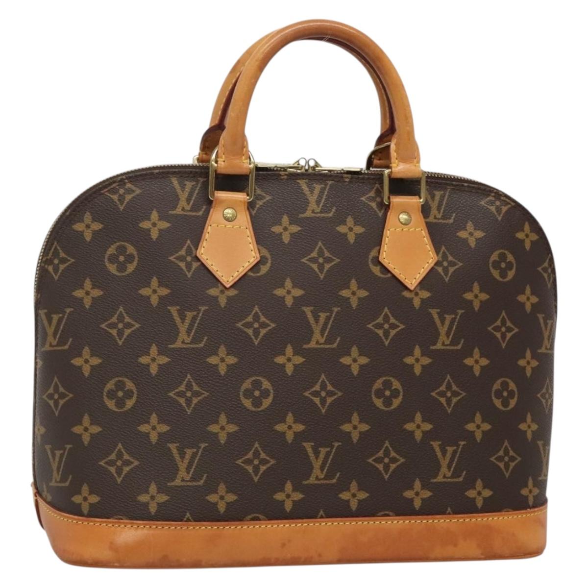 LOUIS VUITTON Monogram Alma Hand Bag M51130 LV Auth 140881