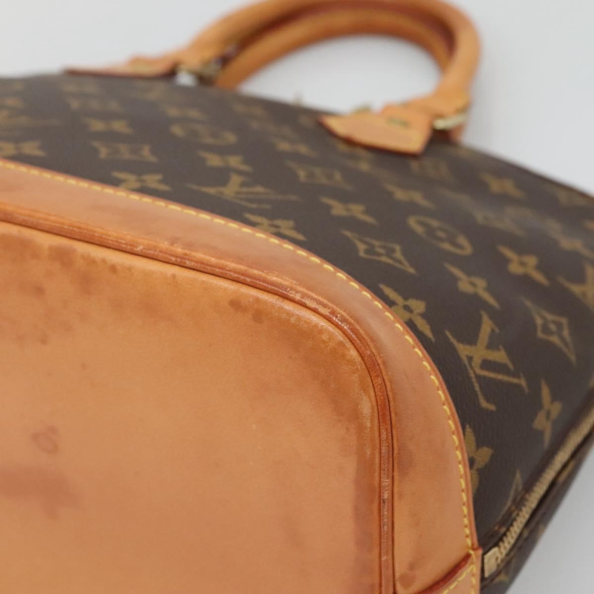LOUIS VUITTON Monogram Alma Hand Bag M51130 LV Auth 140881