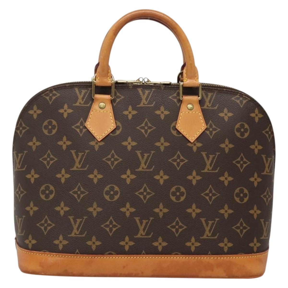 LOUIS VUITTON Monogram Alma Hand Bag M51130 LV Auth 140881