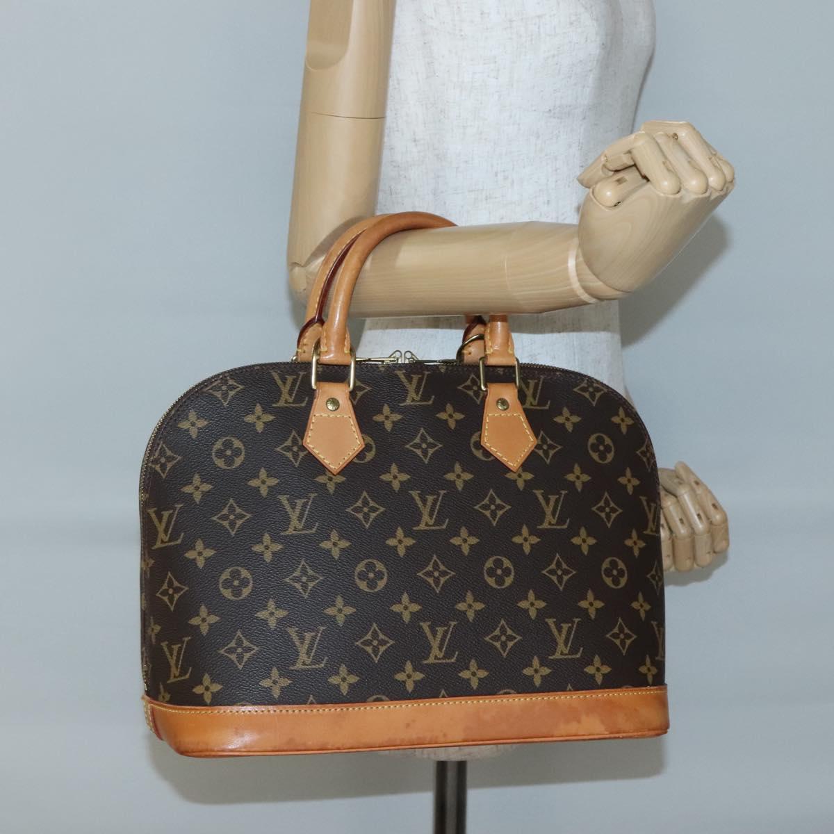 LOUIS VUITTON Monogram Alma Hand Bag M51130 LV Auth 140881