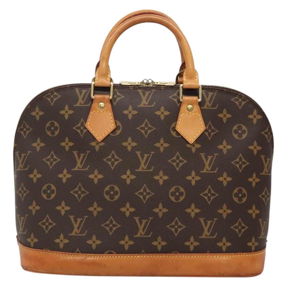 LOUIS VUITTON Monogram Alma Hand Bag M51130 LV Auth 140881