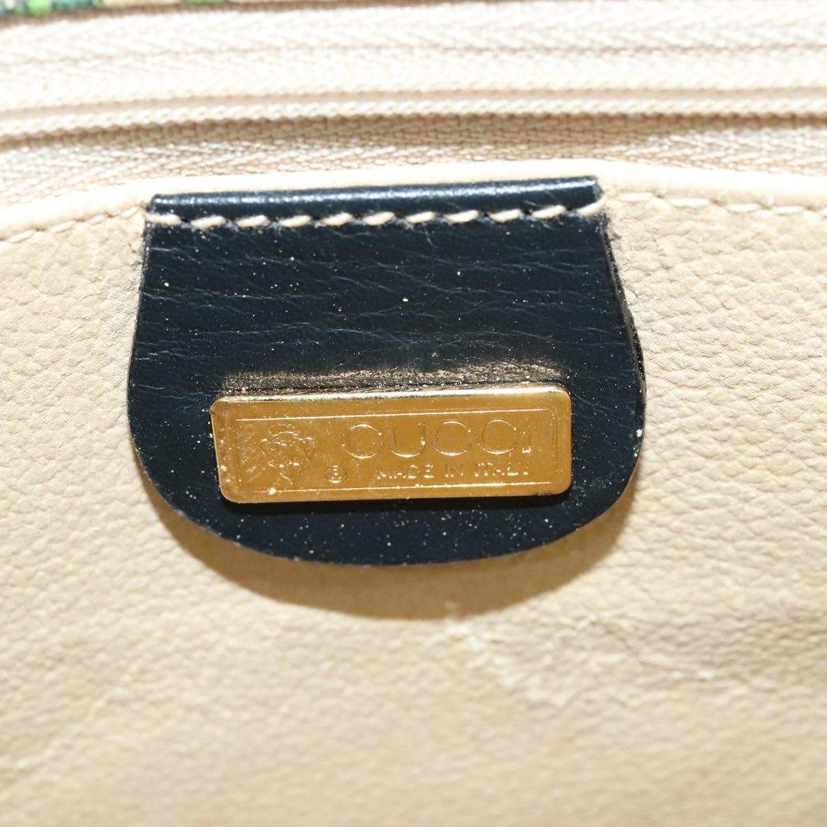 GUCCI flora Shoulder Bag Canvas Multicolor Gold 001 14 0712 Auth 140915