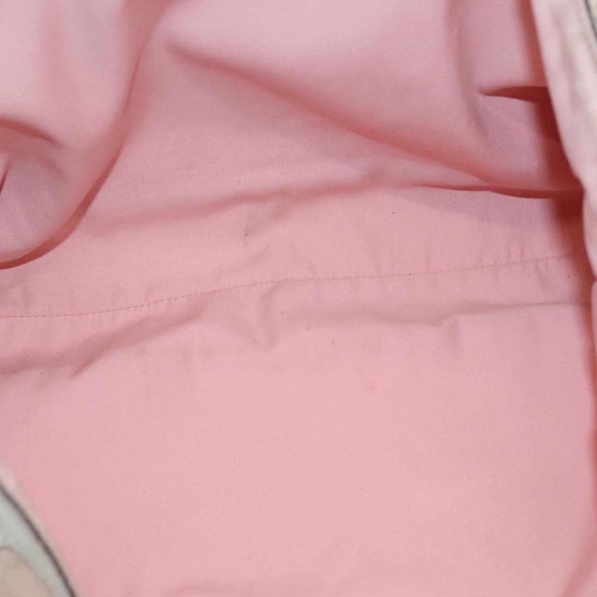 GUCCI GG Canvas Abbey Tote Bag Pink Gold 141472 Auth 140916