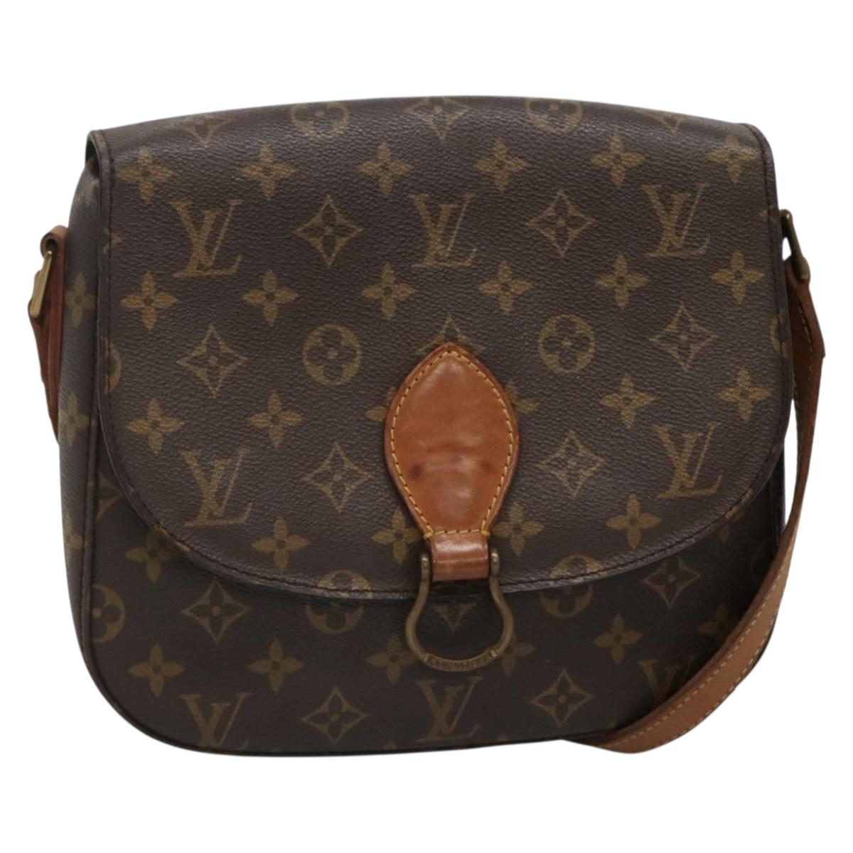 LOUIS VUITTON Monogram Monogram Saint Cloud GM Shoulder Bag M51242 Auth 140932