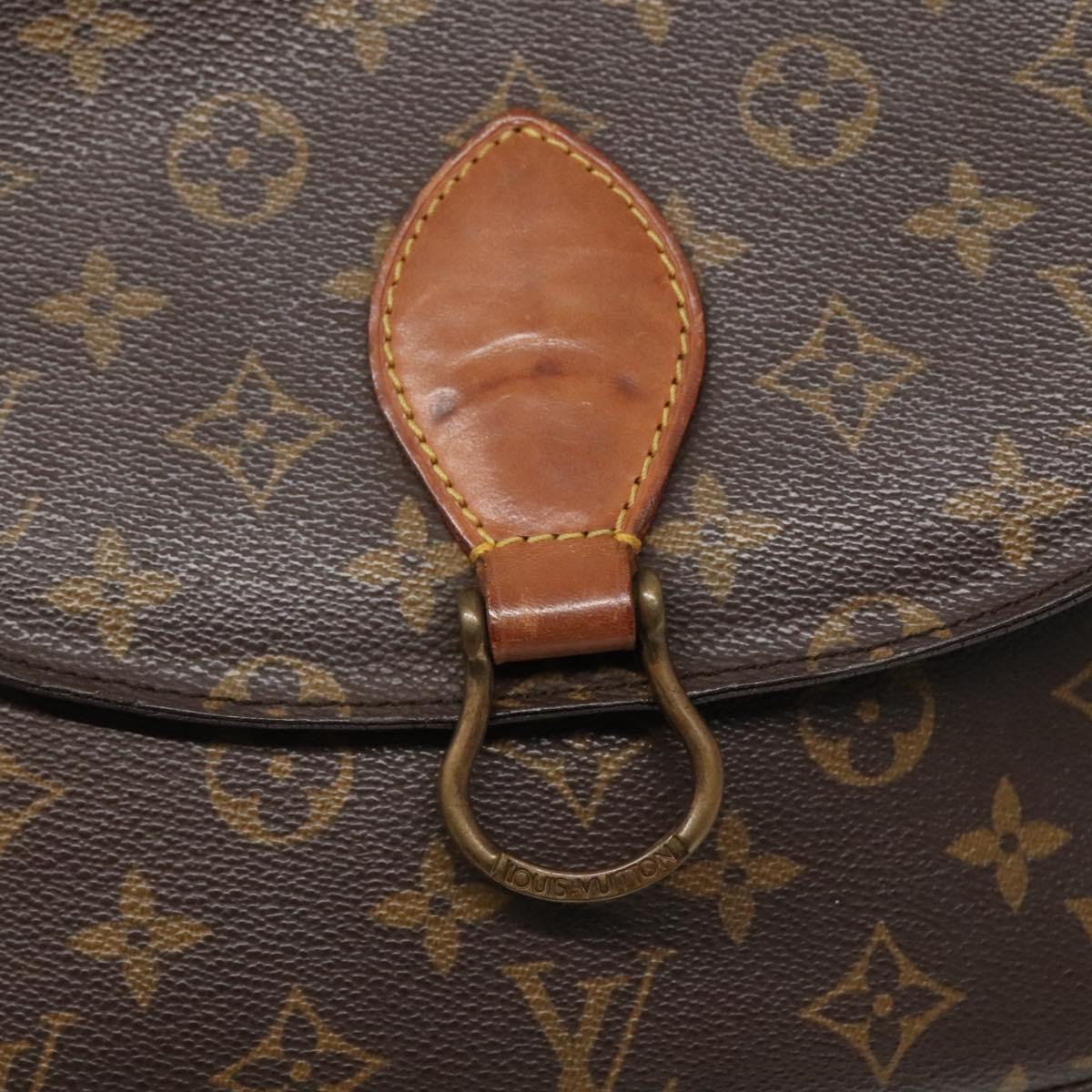LOUIS VUITTON Monogram Monogram Saint Cloud GM Shoulder Bag M51242 Auth 140932