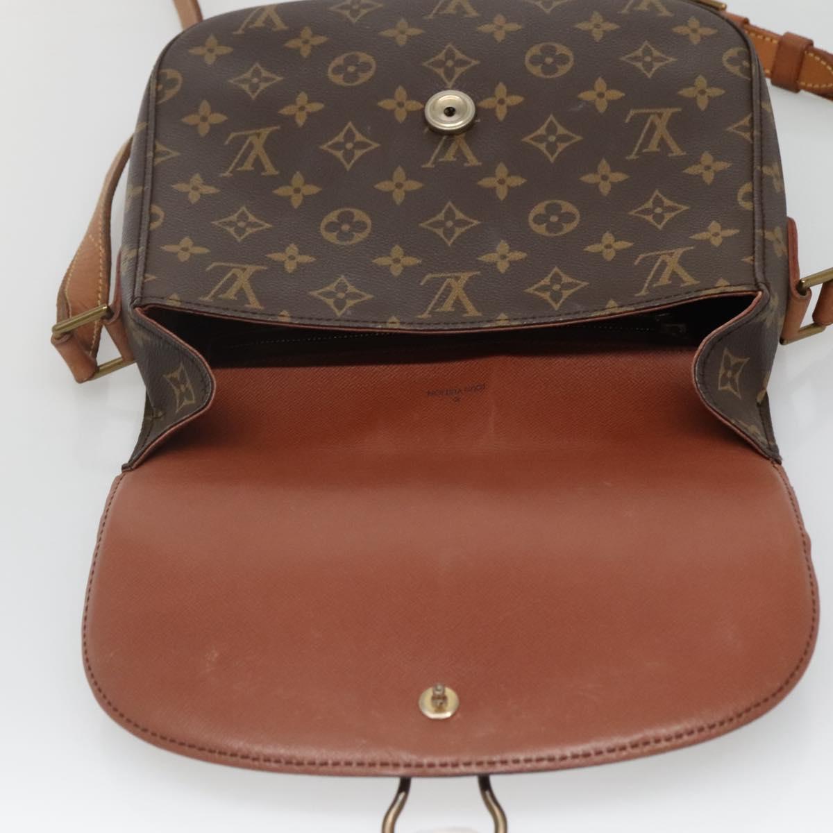LOUIS VUITTON Monogram Monogram Saint Cloud GM Shoulder Bag M51242 Auth 140932