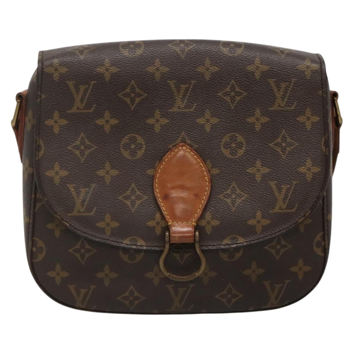LOUIS VUITTON Monogram Monogram Saint Cloud GM Shoulder Bag M51242 Auth 140932