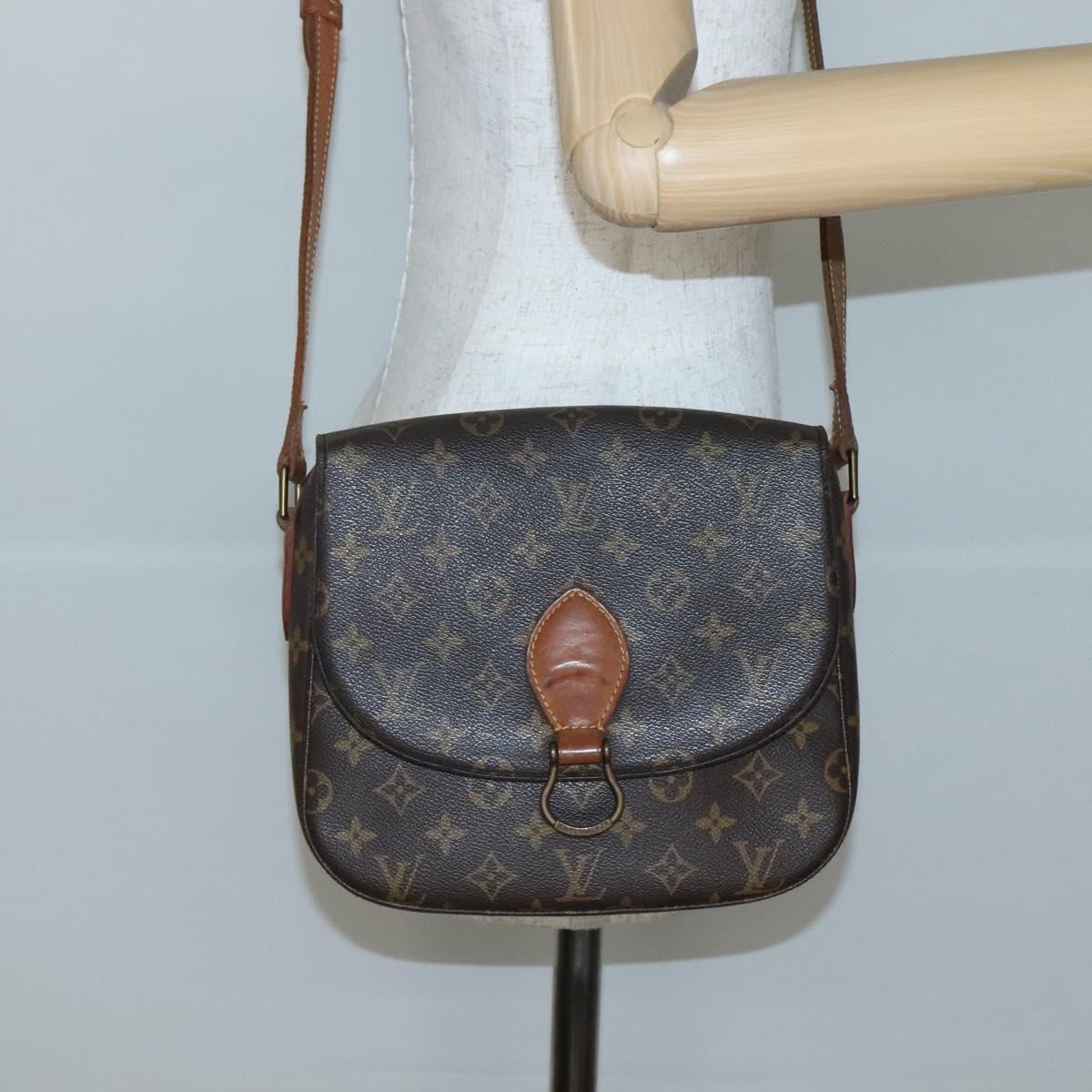 LOUIS VUITTON Monogram Monogram Saint Cloud GM Shoulder Bag M51242 Auth 140932