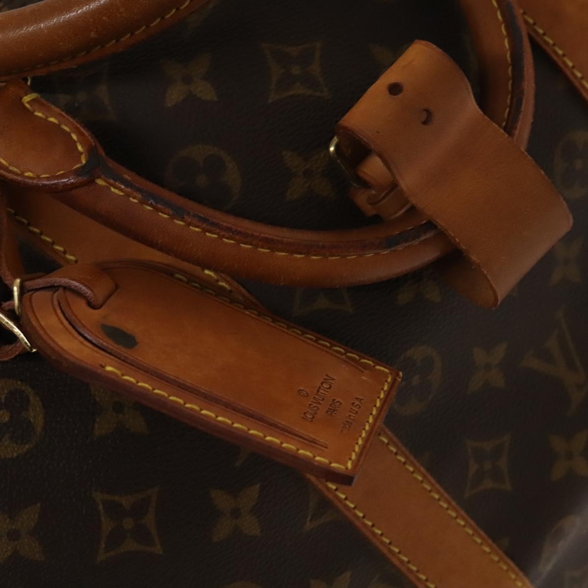 LOUIS VUITTON Monogram Keepall Bandouliere 55 Boston Bag M41414 LV Auth 140940