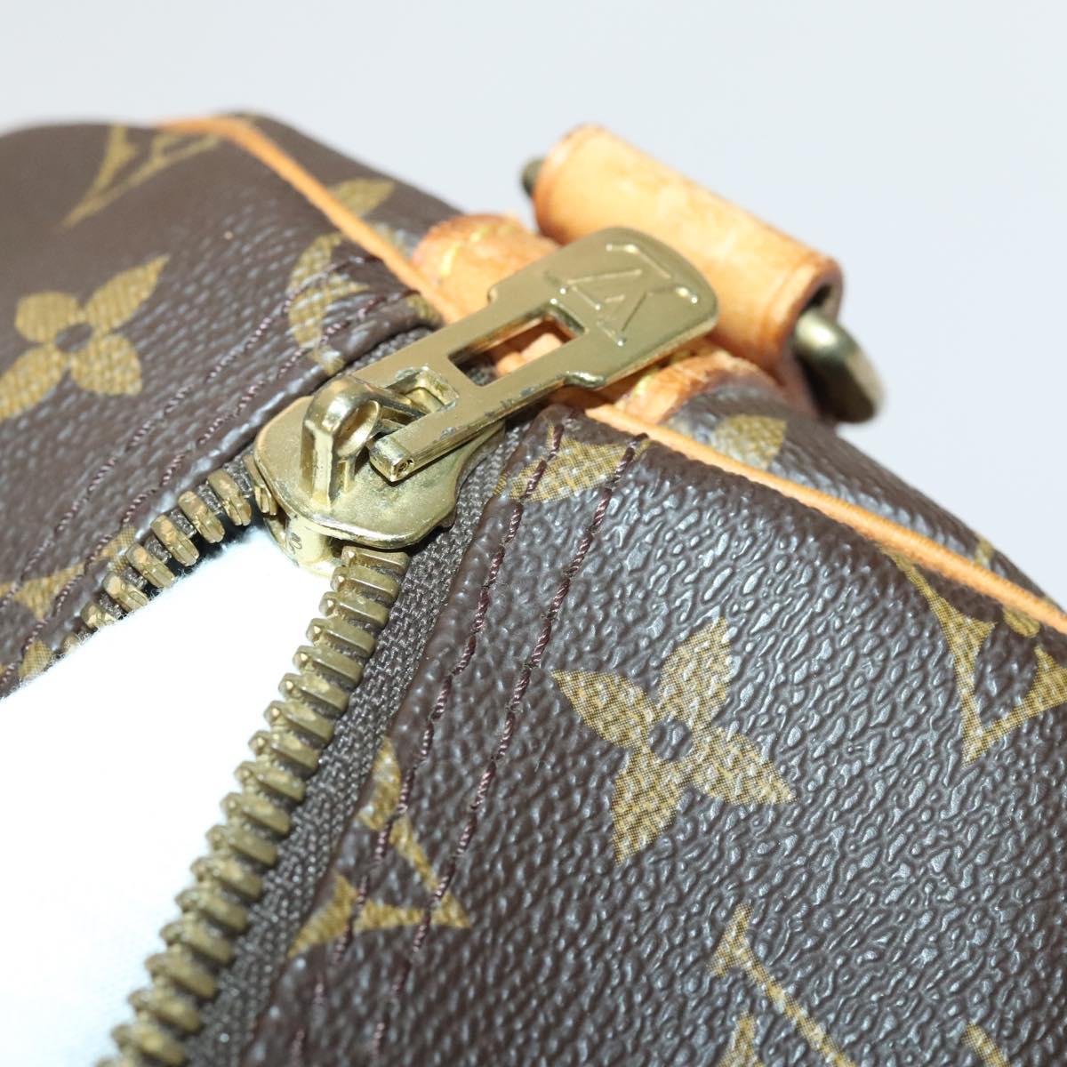 LOUIS VUITTON Monogram Keepall Bandouliere 55 Boston Bag M41414 LV Auth 140940