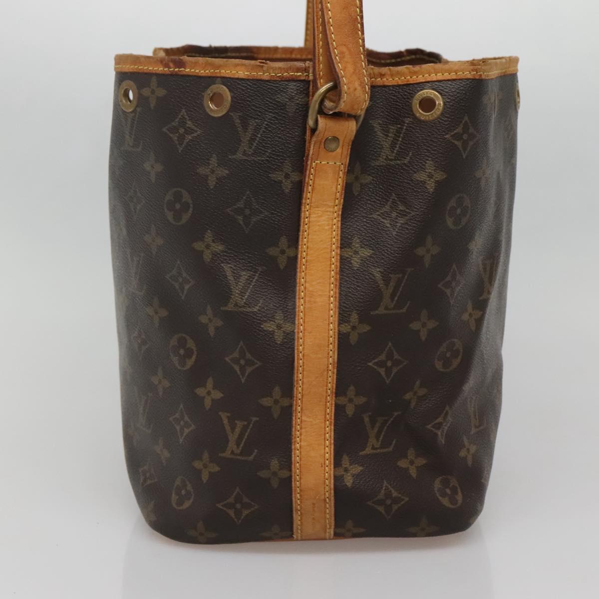 LOUIS VUITTON Monogram Petit Noe Shoulder Bag M42226 LV Auth 140941