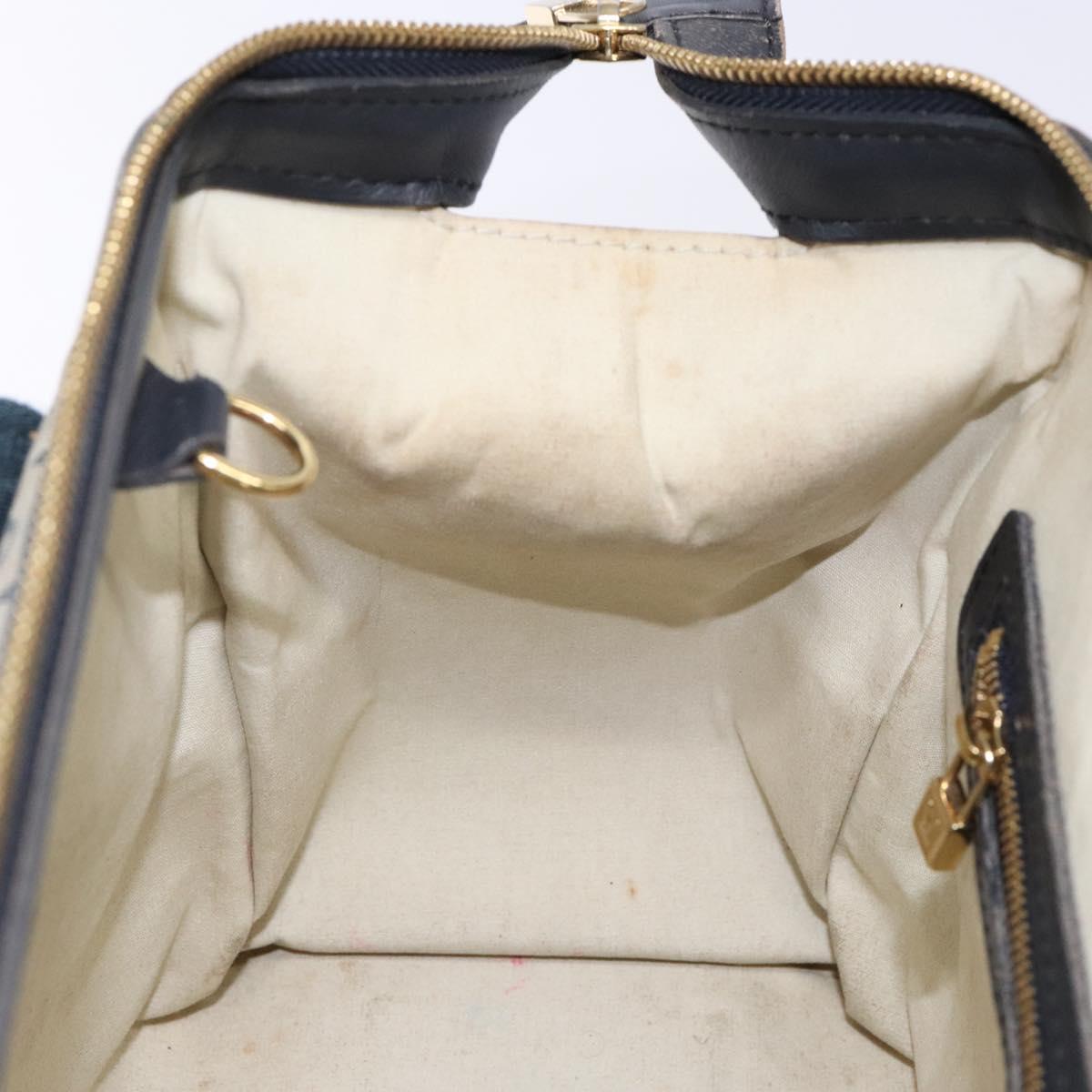 LOUIS VUITTON Monogram Mini Josephine PM Hand Bag Blue M92049 LV Auth 140953