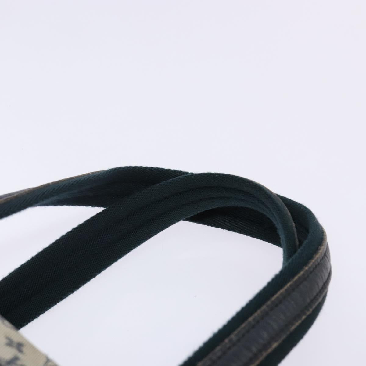 LOUIS VUITTON Monogram Mini Josephine PM Hand Bag Blue M92049 LV Auth 140953