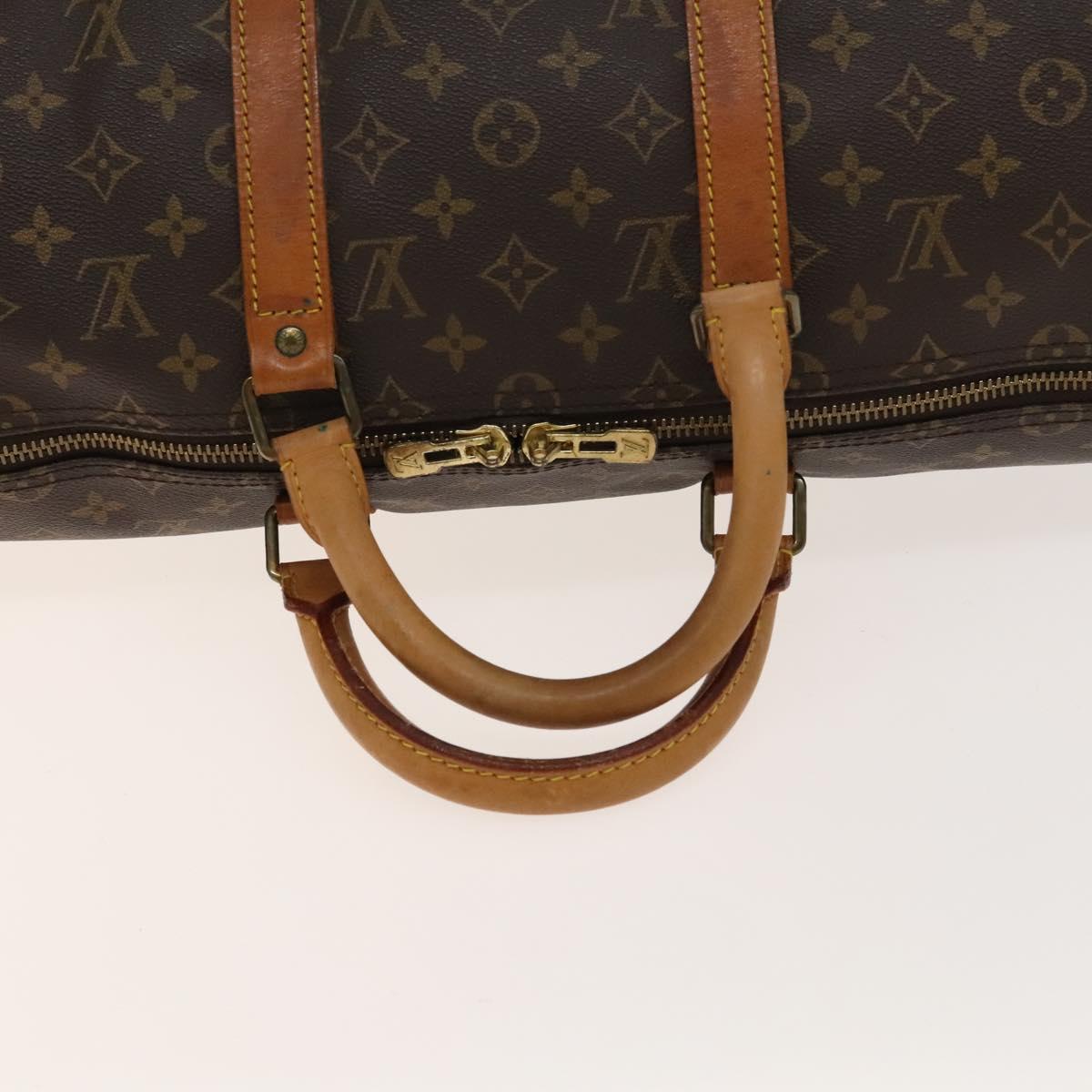 LOUIS VUITTON Monogram Keepall 50 Boston Bag M41426 LV Auth 140961