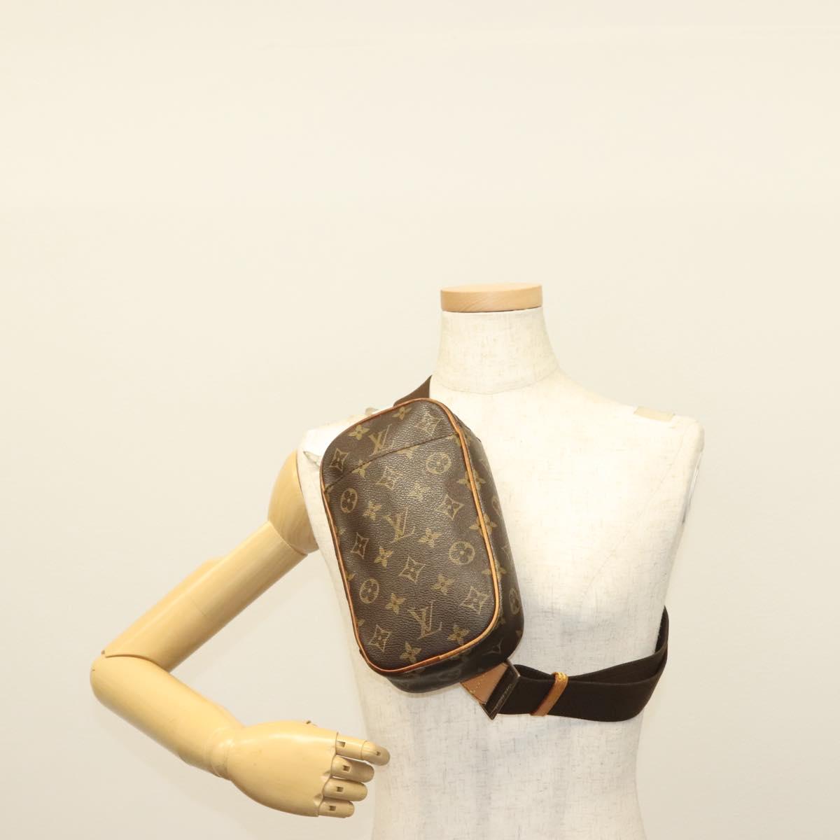 LOUIS VUITTON Monogram Pochette Gange Shoulder Bag M51870 LV Auth 140971