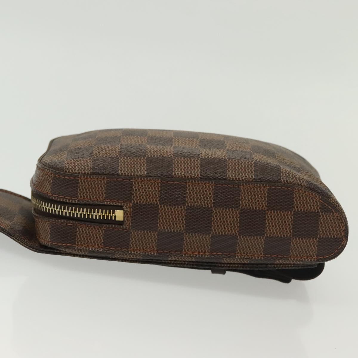 LOUIS VUITTON Damier Ebene Geronimos Shoulder Bag N51994 LV Auth 140974