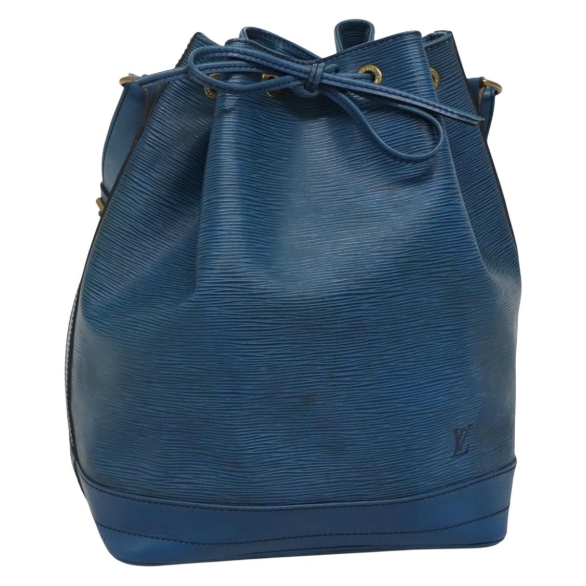 LOUIS VUITTON Epi Noe Shoulder Bag Toledo Blue M44005 LV Auth 140978