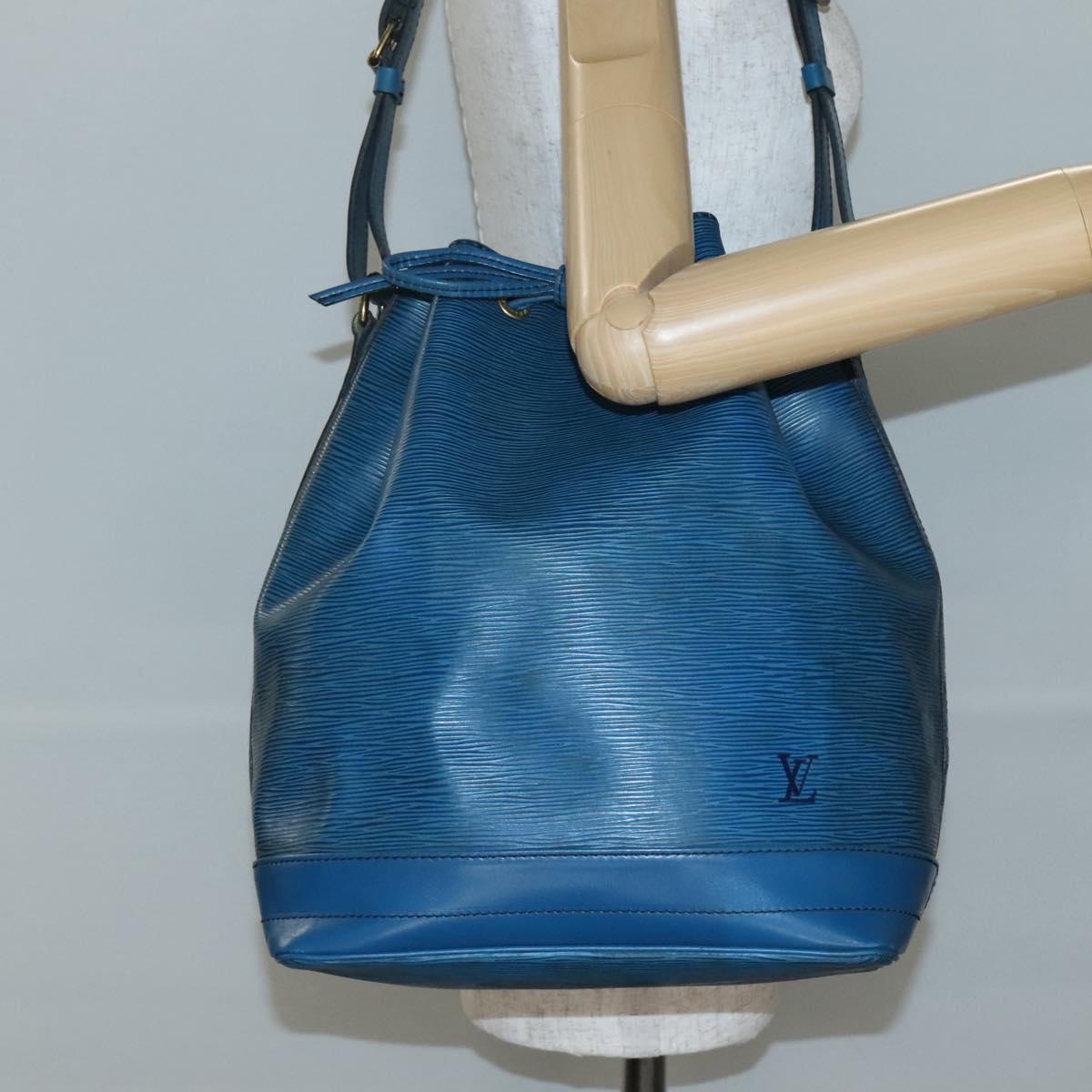 LOUIS VUITTON Epi Noe Shoulder Bag Toledo Blue M44005 LV Auth 140978