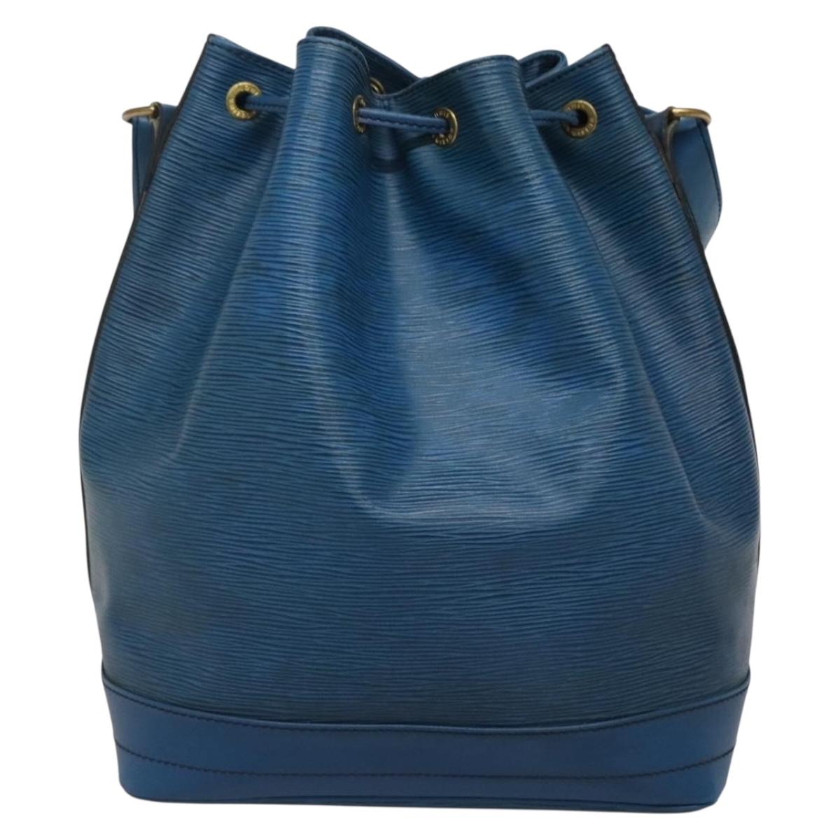 LOUIS VUITTON Epi Noe Shoulder Bag Toledo Blue M44005 LV Auth 140978