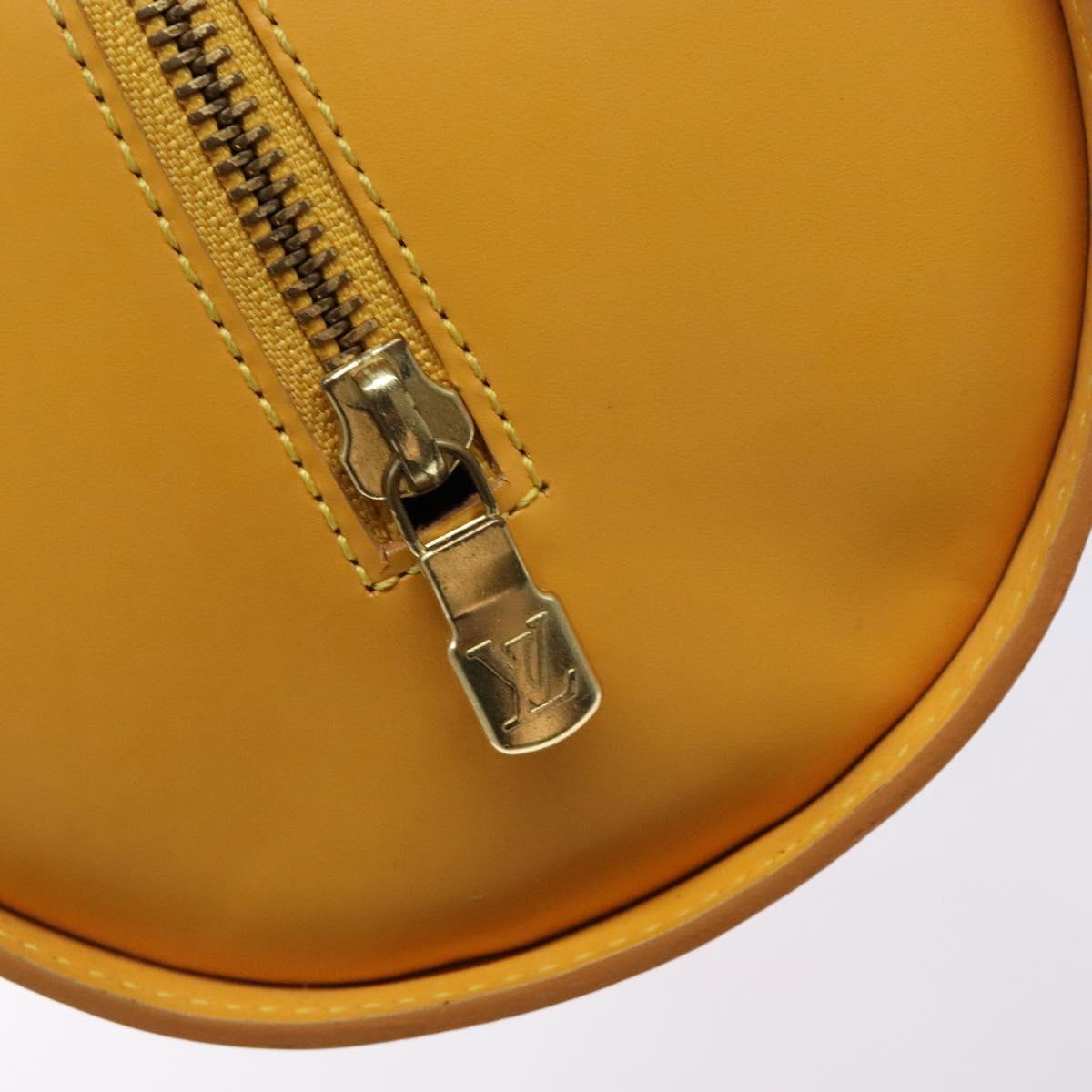 LOUIS VUITTON Epi Soufflot Hand Bag Yellow M52229 LV Auth 140979